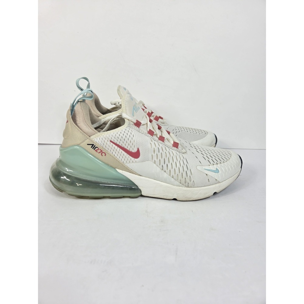 Nike Air Max 270 Women Sz 10 White Pink Running Shoes  DQ4698-100 used